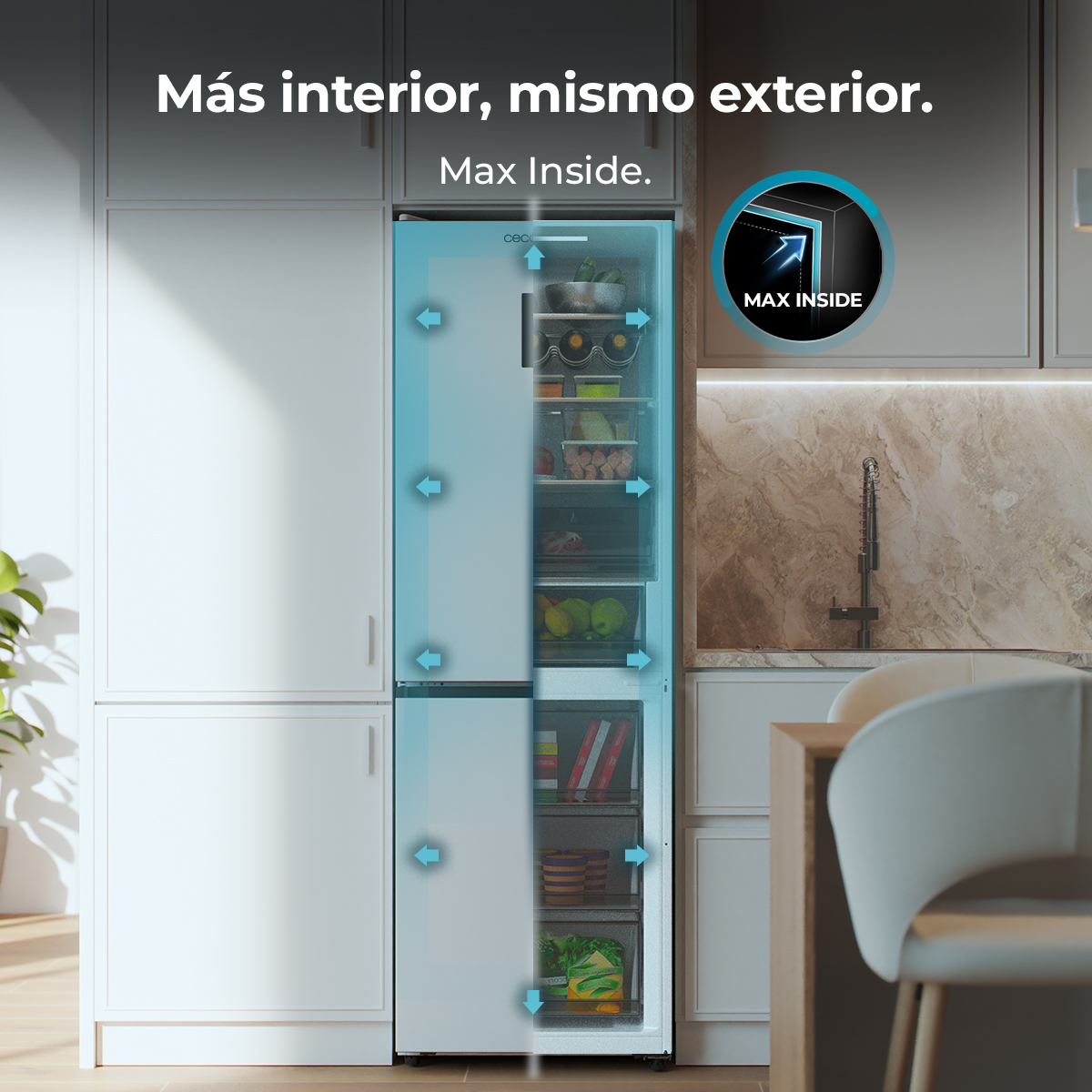 Bolero CoolMarket Combi 409 White C | Envío, instalación y retirada RAEE gratis – foto detalle 1